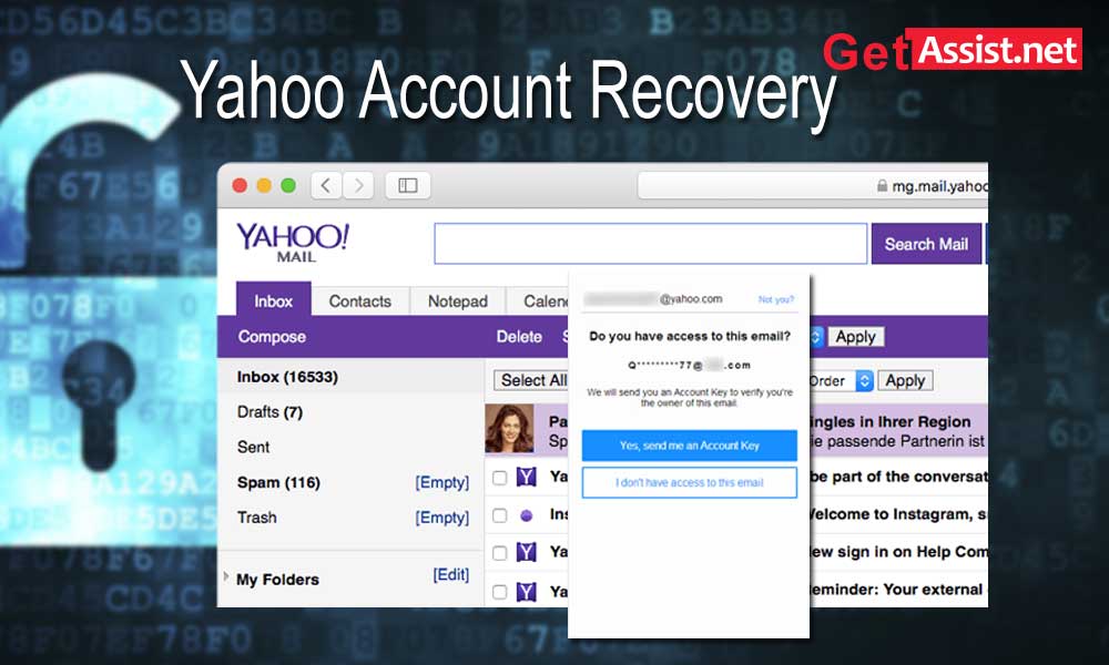 yahoo account recovery