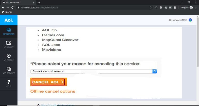 How to Cancel or Change AOL Subscription Plan?