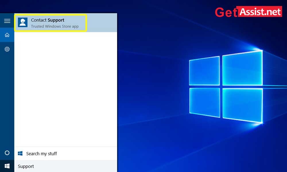 microsoft contact support app for windows 10