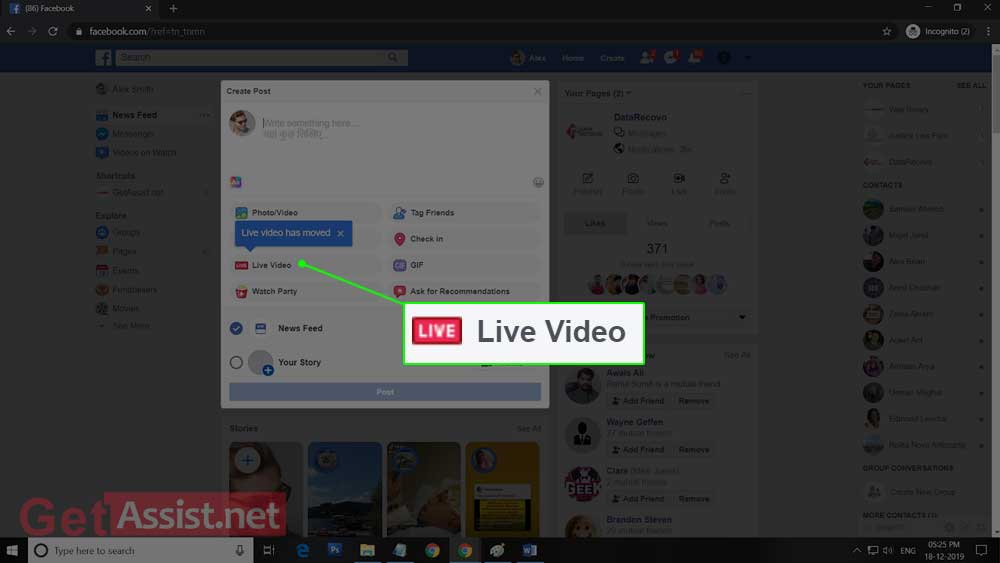 How to go live on Facebook