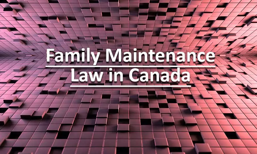 Family Maintenance Law