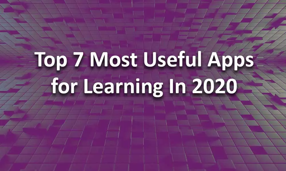 Most useful apps for learning