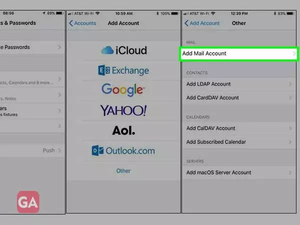 Go to iPhone account settings and click on add account, enter your Yahoo details
