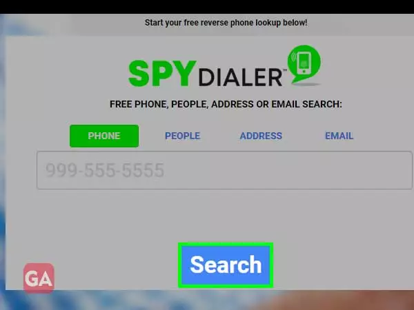 Spy Dialer app