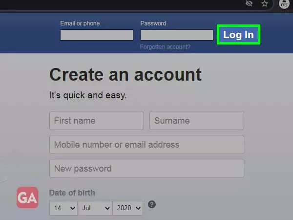 Login To Facebook Com On Computer Mobile Fb Login Process