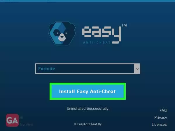Click on ‘Install Easy Anti-Cheat