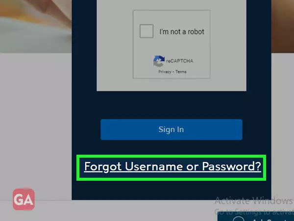 Forgot Charter Username or Password