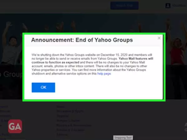 End of Yahoo Groups