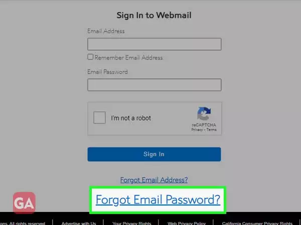 Forgot Spectrum Email Password