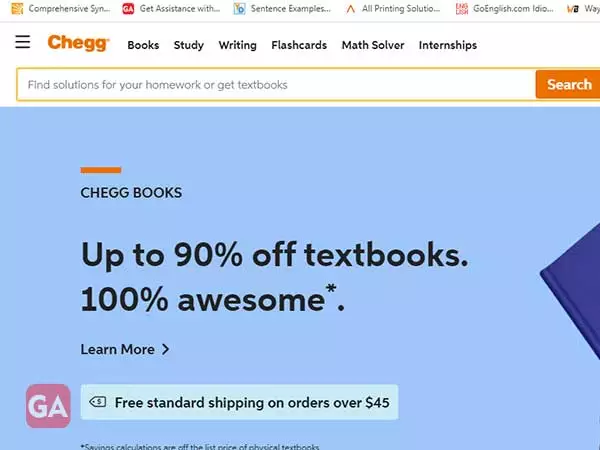 Chegg - Textsheet Alternative