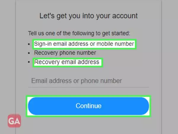 sign into your Yahoo account - enter email address or phone number, recovery email address