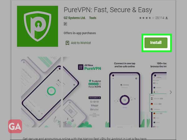 purevpn app