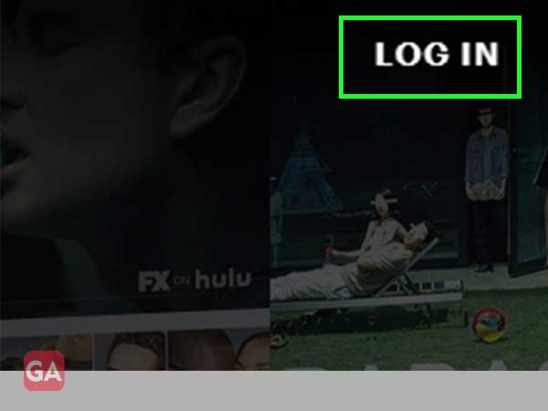 On the Hulu login page, click on the ‘Login’ button