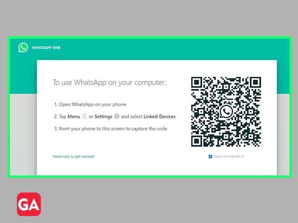On a browser of your computer, go to web.whatsapp.com and scan the QR code using your phone to login to your Whatsapp account on a computer