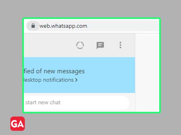 To log out of WhatsApp, go to web.whatsapp.com and click on the ‘Three-vertical dots’ in the top-right corner of the screen