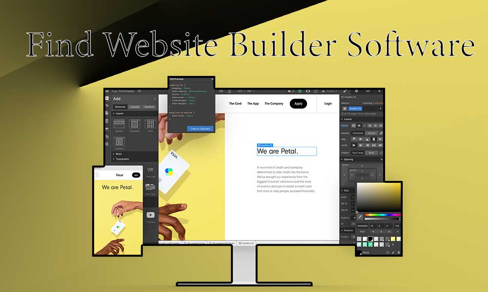 Find Website Builder Software