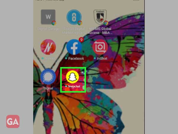 open snapchat phone app