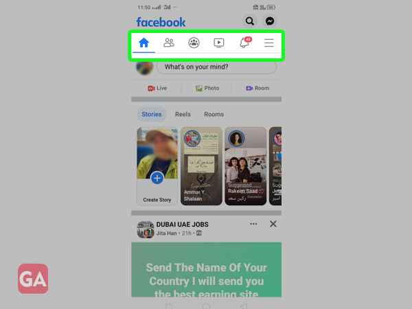 Login your Facebook Account through Mobile App

