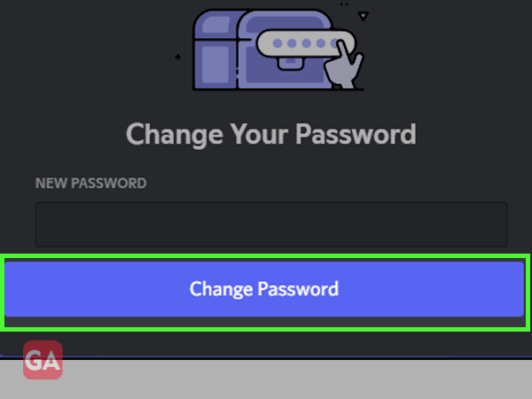 Change Discord password