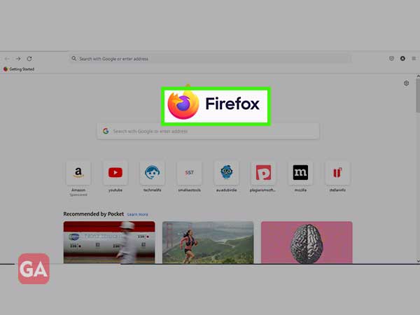 Go to Mozilla Firefox Browser 