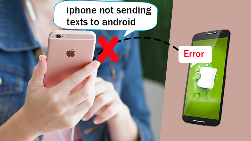 iPhone not sending texts to android