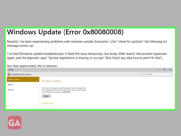  Windows 10 update error 0x80080008