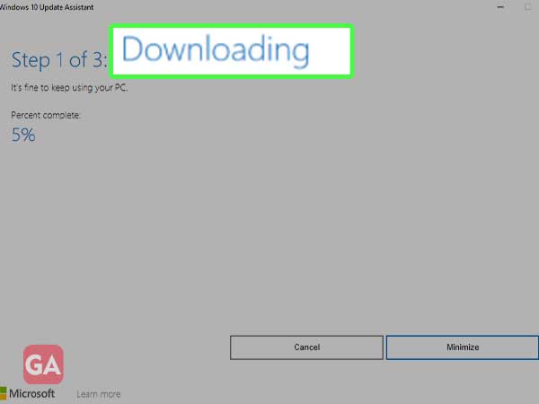 downloading the latest windows updates