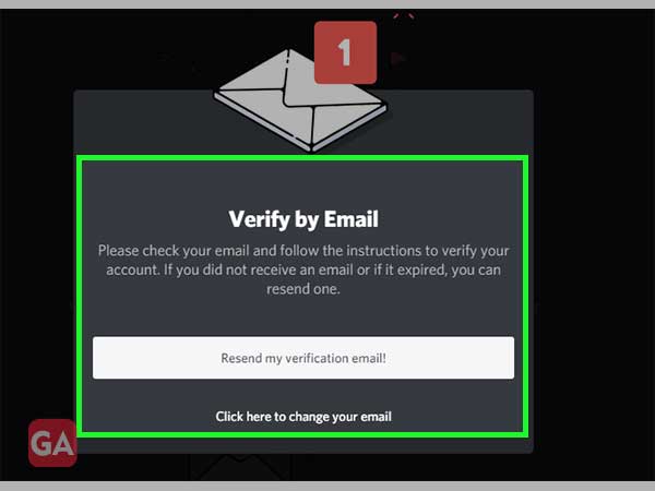 Verify email for discord