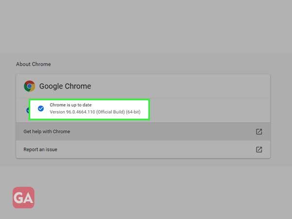 check and download Google Chrome updates