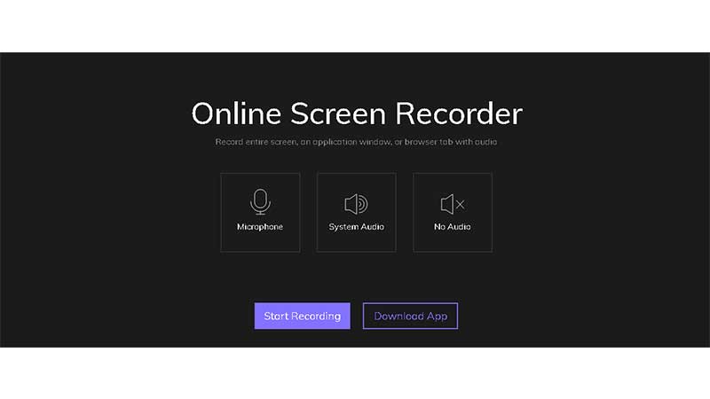 record a tab in chrome – start recording 