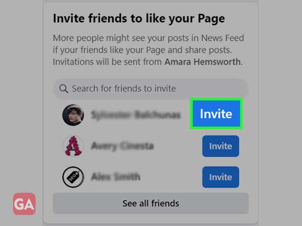 invite friend