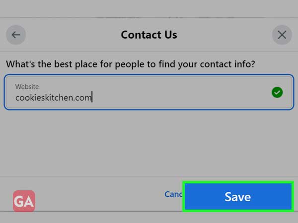 click on a button, enter the information and click on save.