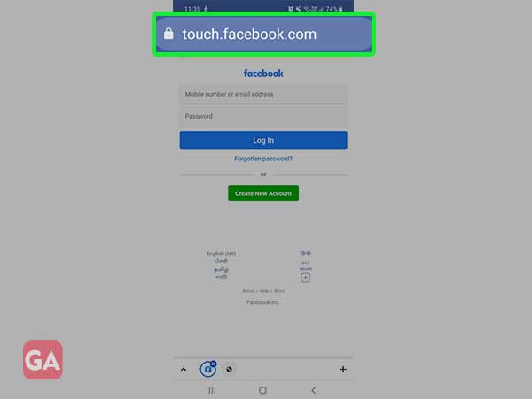 Fb touch