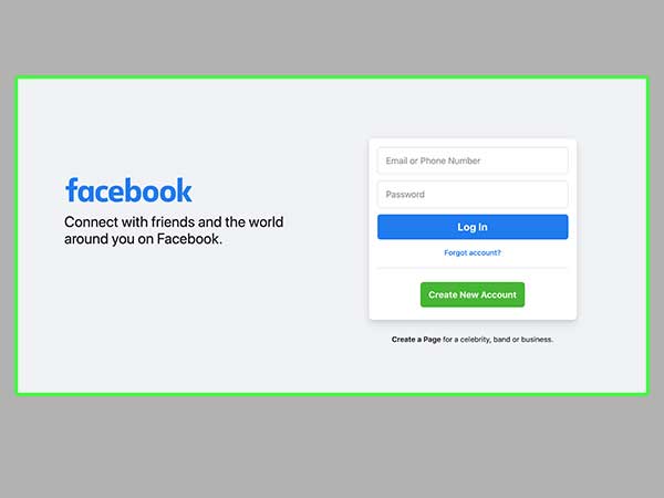  Open Facebook and log in to your account.