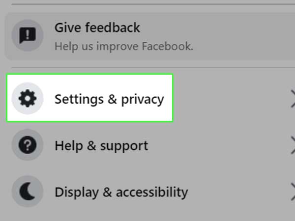 Open Settings and Privacy.