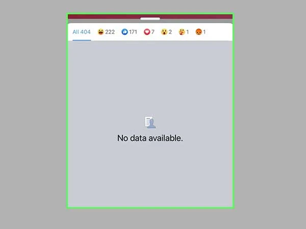 “No Data Available” Error 