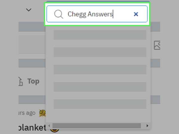 search for chegg answers