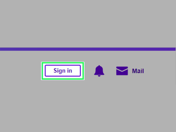 Click Sign in to Yahoo.com