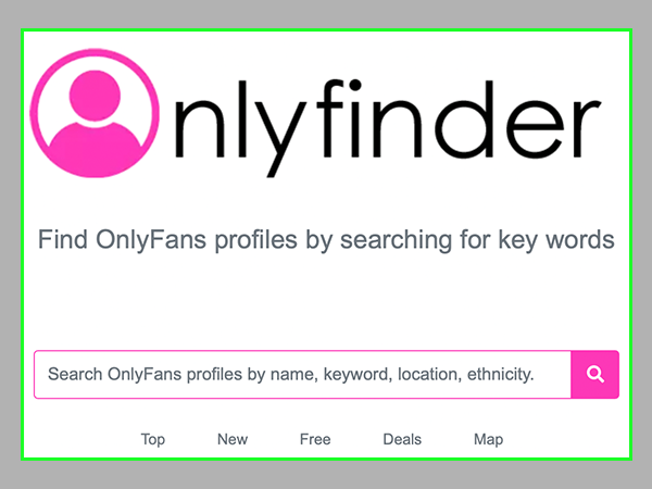 Go to the OnlyFinder site