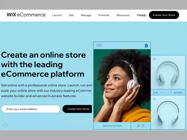 Wix eCommerce Home Page