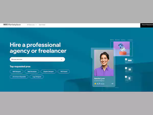 Wix Marketplace Home Page