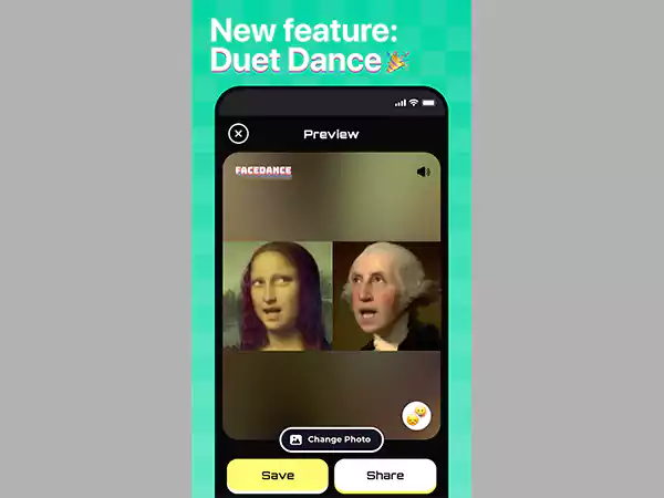 Face Dance deepfake application