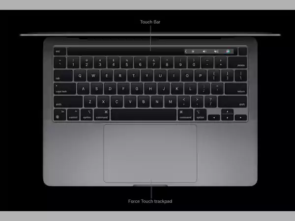 Keyboard of MacBook Pro 2020