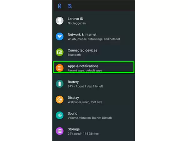 Apps & Notifications on Android
