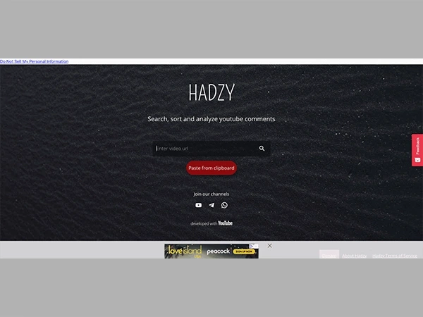 HADZY Homepage