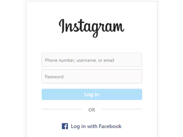 Login to Instagram