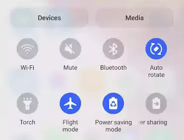 Turn on/off Airplane mode