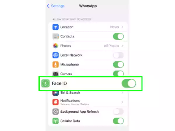 Enable Face ID for Third-party Apps