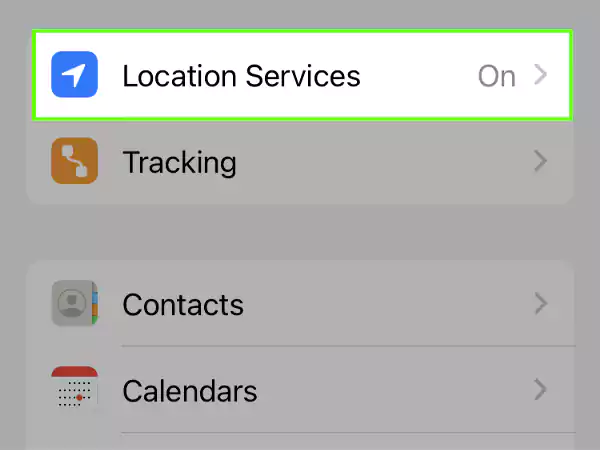 Turn on Location Services.