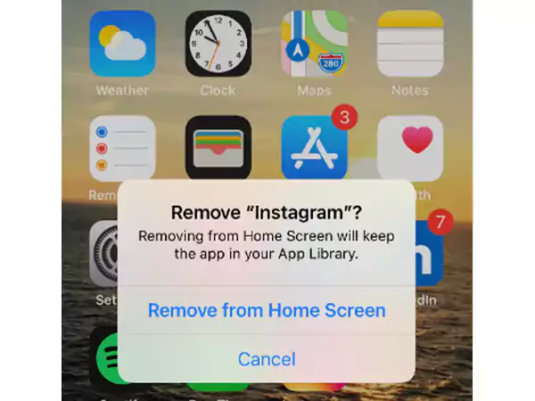 Hide Apps on iPhone.